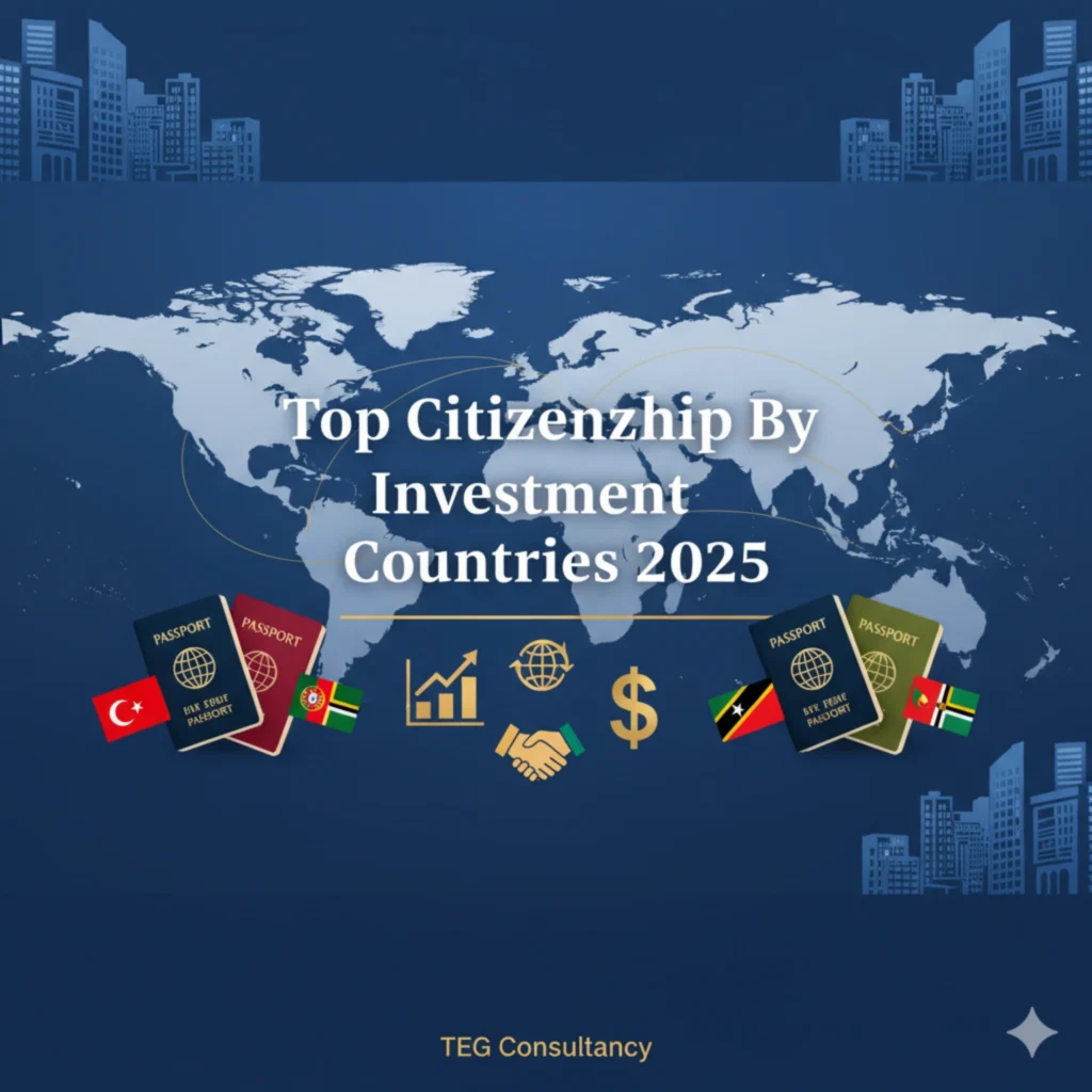 Top Citizenship By Investment Countries List in 2025